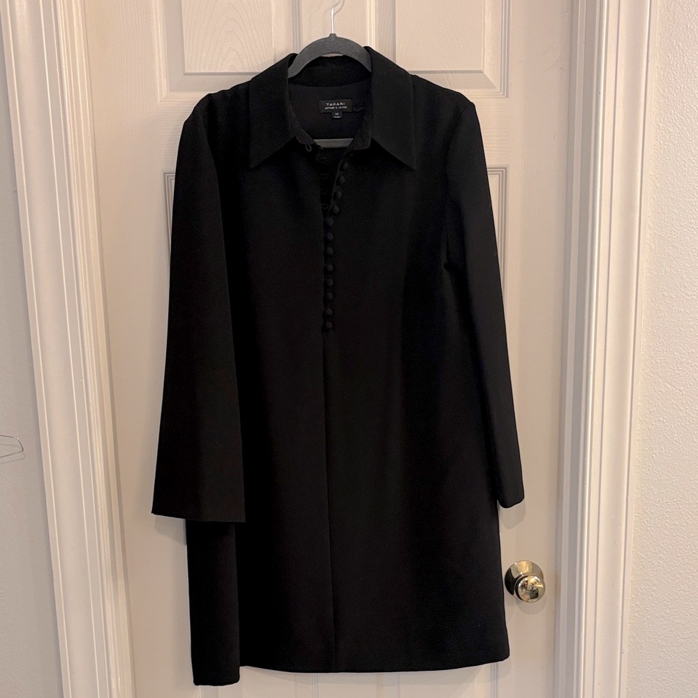 TAHARI Arthur S. Levine Women's Long Sleeve Dress, fully lined, size 14